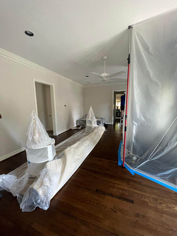 Chimney cleaning process